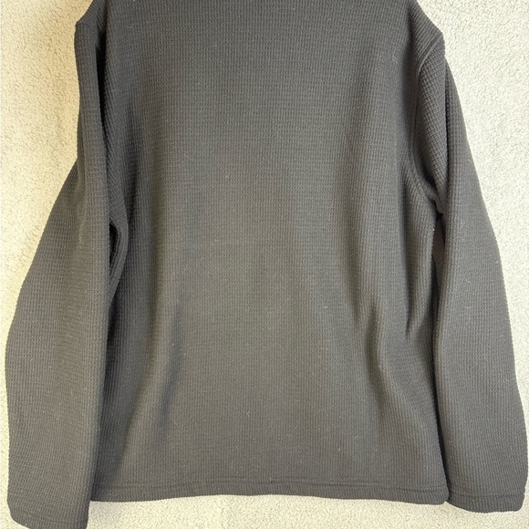 Free country fleece zip up jacket black size large preowned - Picture 6 of 7